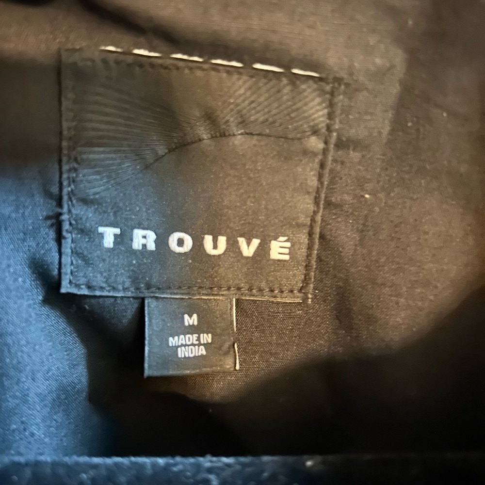Trouve Medium Black Leather Jacket. Excellent condition!